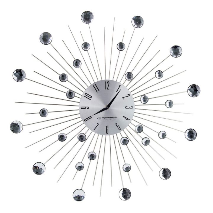 Esperanza EHC002 wall clock Mechanical wall clock Round Stainless steel