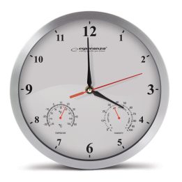 Esperanza EHC008W Mechanical Wall Clock Round White
