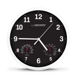 Esperanza EHC016K Mechanical wall clock Round Black