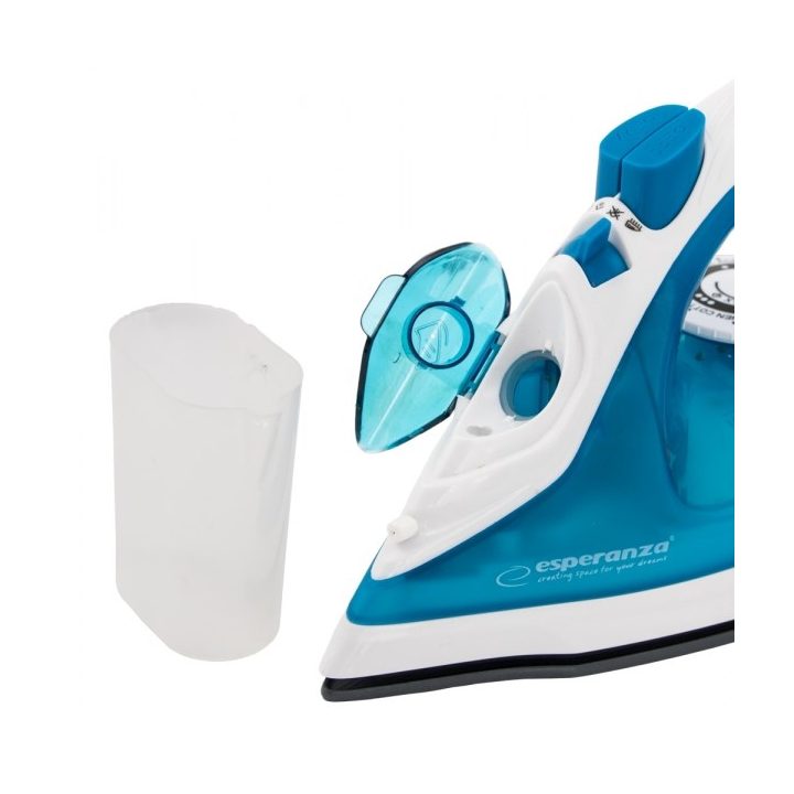 Esperanza EHI002 iron Steam iron Ceramic soleplate Blue White 2200 W