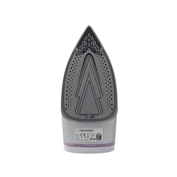 Esperanza EHI004 iron Dry & Steam iron Ceramic soleplate 2400 W Purple White