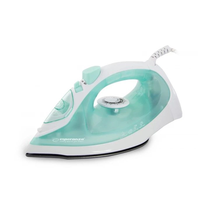 Esperanza EHI005 Steam iron Ceramic soleplate Green White 2200 W