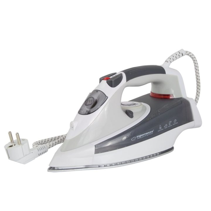 Esperanza EHI009 Dampjern Keramisk kogeplade Gra Hvid 2400 W
