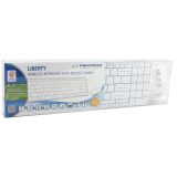 Esperanza EK122W keyboard RF Wireless QWERTY White