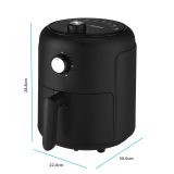 Esperanza EKA001 Fat-free fryer 2 6L 1000W Black