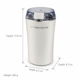 Esperanza EKC008W Coffee Grinder White 160 W