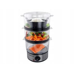 Esperanza EKG009 Steam cooker 3 stainless steel basket (s) 400 W 7.5L