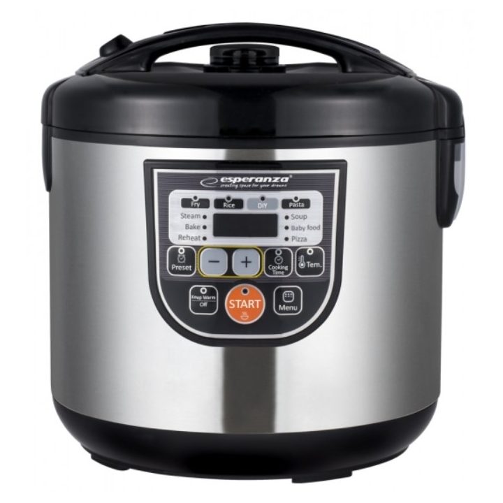 Esperanza EKG011 multi cooker 5 L 860 W Black Stainless steel