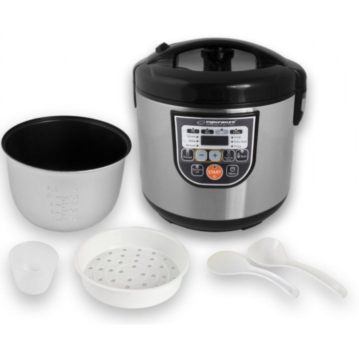 Esperanza EKG011 multi cooker 5 L 860 W Black Stainless steel