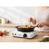 Esperanza EKH002W hob Black White Countertop Sealed plate 1 zone(s)