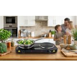 Esperanza EKH010K Electric cooker top 2 heating fields black