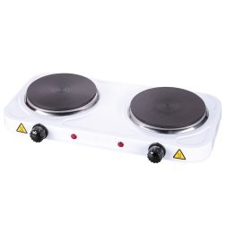 Esperanza EKH010W Adjustable electric cooker 2 heating fields white