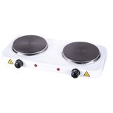 Esperanza EKH010W Adjustable electric cooker 2 heating fields white