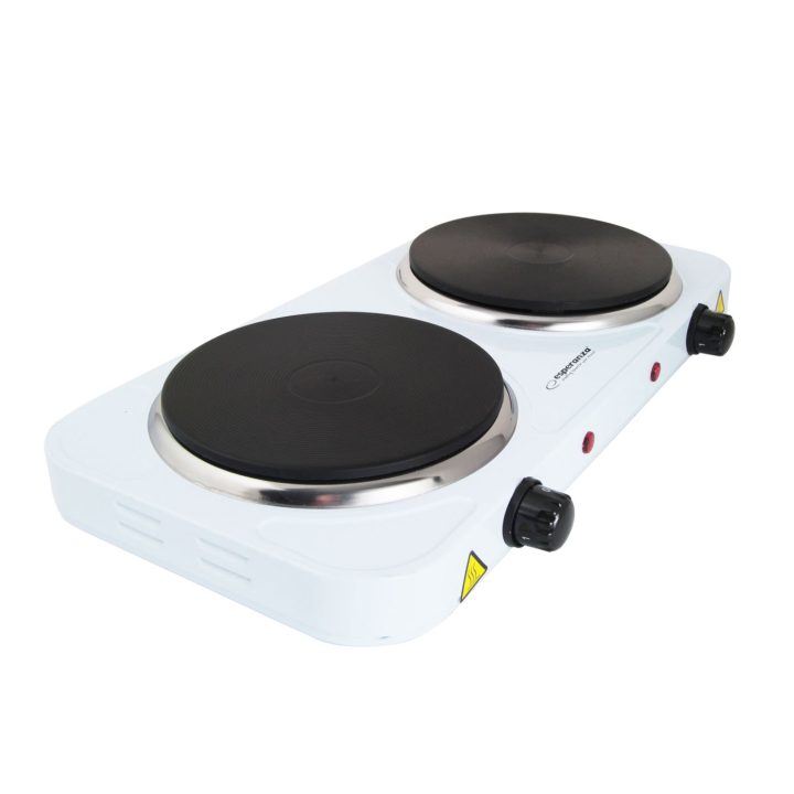 Esperanza EKH010W Adjustable electric cooker 2 heating fields white