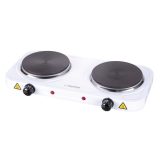 Esperanza EKH010W Adjustable electric cooker 2 heating fields white