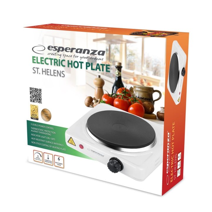 Esperanza EKH013W White Electric stove