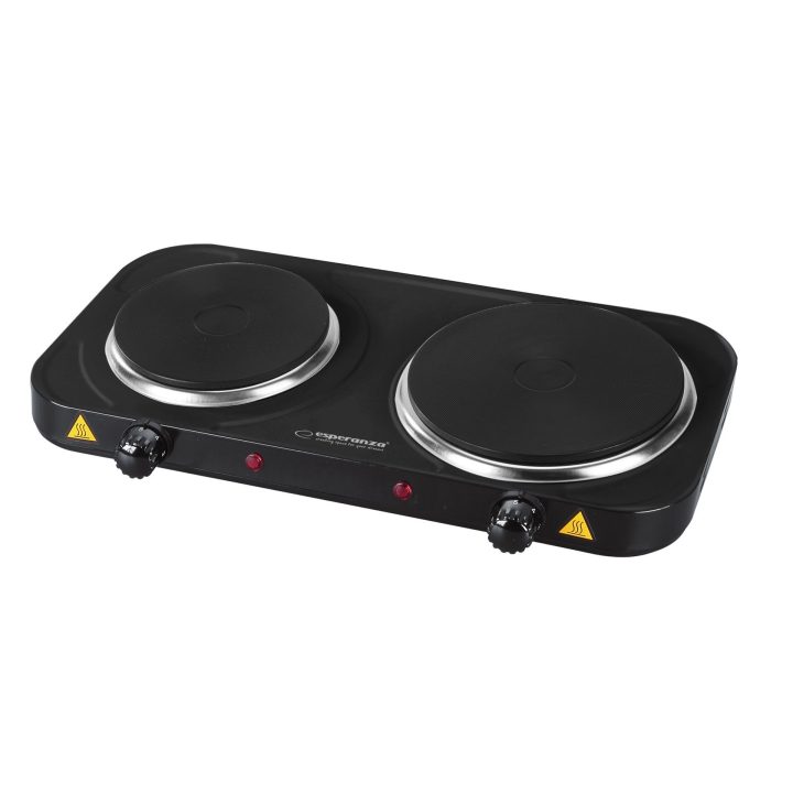 Esperanza EKH014K Electric Stove 2 zone (s) Black