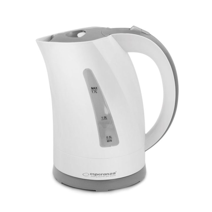 Esperanza EKK022 electric kettle 1.7 L 2200 W Grey White