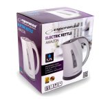 Esperanza EKK022 electric kettle 1.7 L 2200 W Grey White
