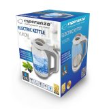 Esperanza EKK025W Electric kettle 1.7 L White Multicolor 1500 W