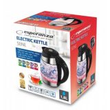 Esperanza EKK026 electric kettle 1.7 L 2200 W Black Transparent
