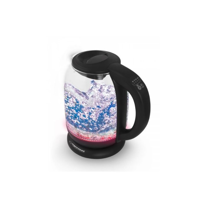 Esperanza EKK027 electric kettle 1.7 L 2200 W Black Transparent