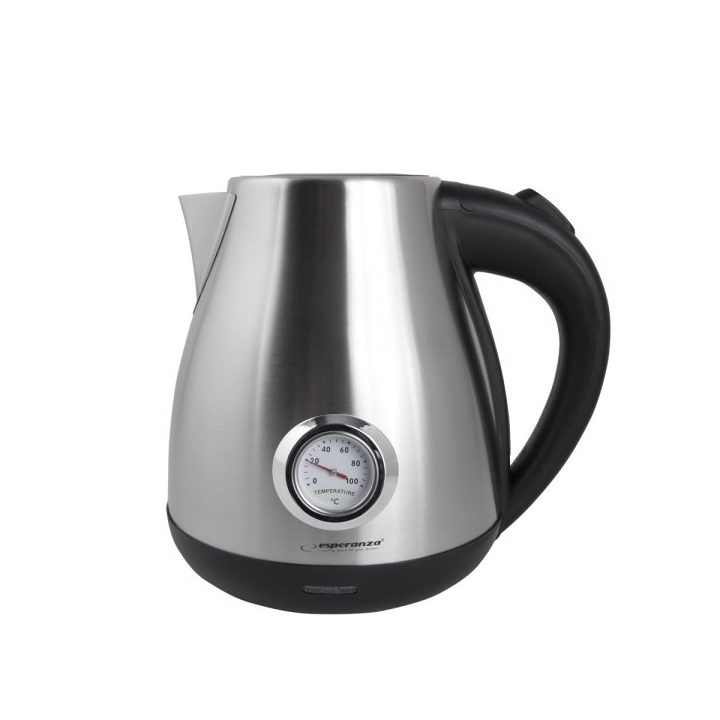 Esperanza EKK029 electric kettle 1.7 L 2200 W Black Steel