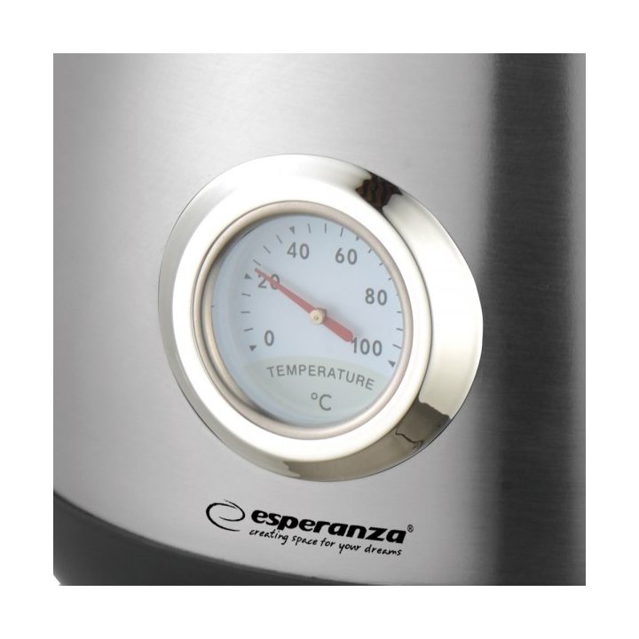 Esperanza EKK029 electric kettle 1.7 L 2200 W Black Steel