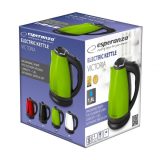 Esperanza EKK113G electric kettle 1.8 L 1800 W Black Green