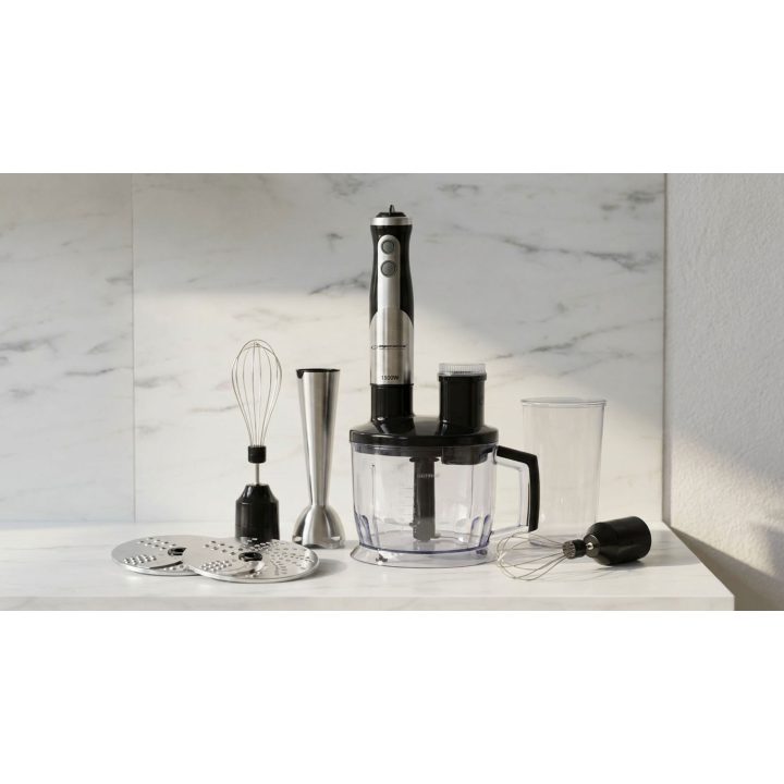 Esperanza EKM004 blender 0.6 L Immersion blender Black Silver Transparent 800 W