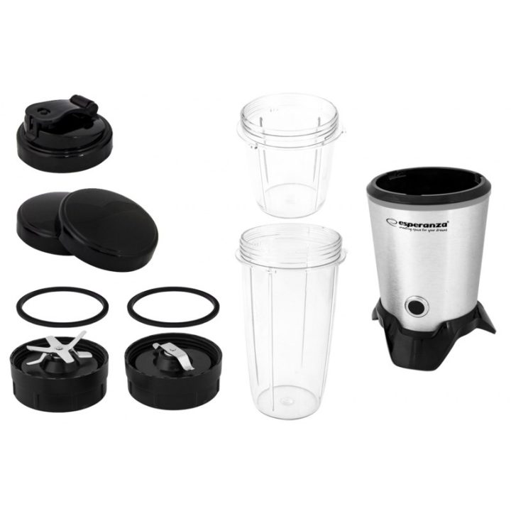 Esperanza EKM028 blender Tabletop blender 1000 W Black Stainless steel