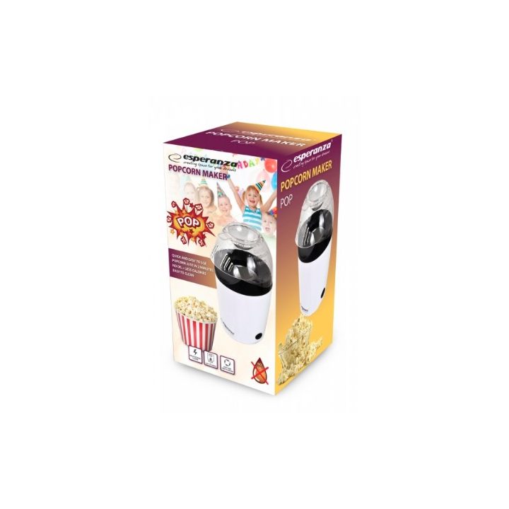 Esperanza EKP006 popcorn popper Black White 0.27 L 2 min 1200 W