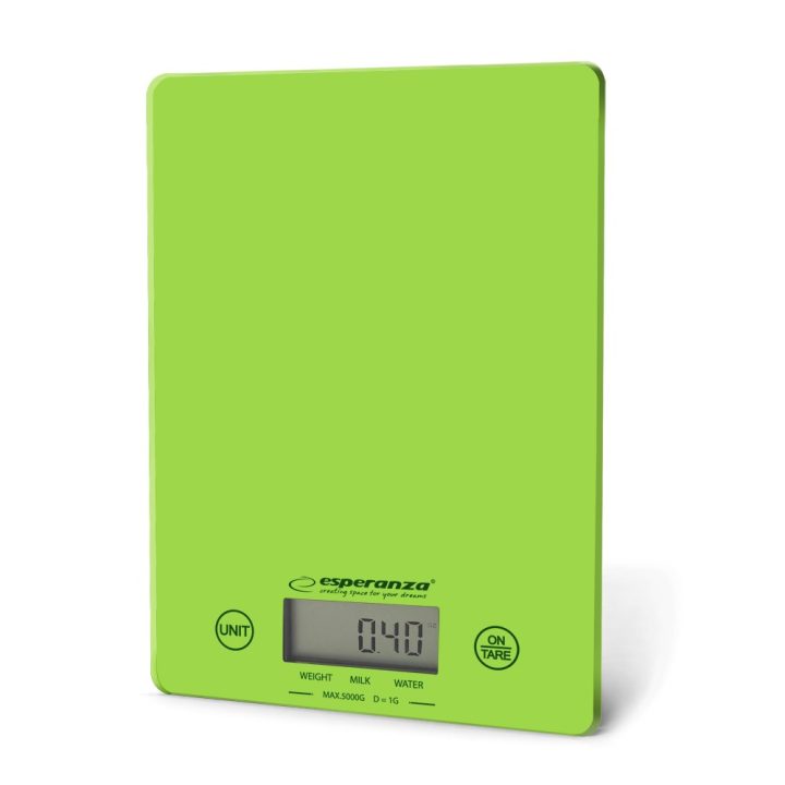 Esperanza EKS002G kitchen scale Electronic kitchen scale Green Yellow Countertop Rectangle