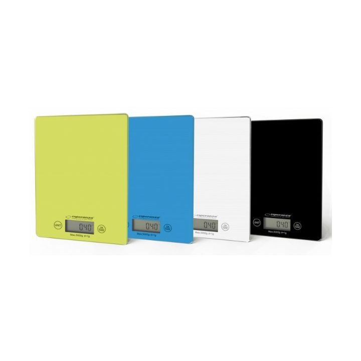 Esperanza EKS002G kitchen scale Electronic kitchen scale Green Yellow Countertop Rectangle