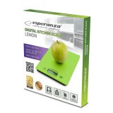 Esperanza EKS002G kitchen scale Electronic kitchen scale Green Yellow Countertop Rectangle