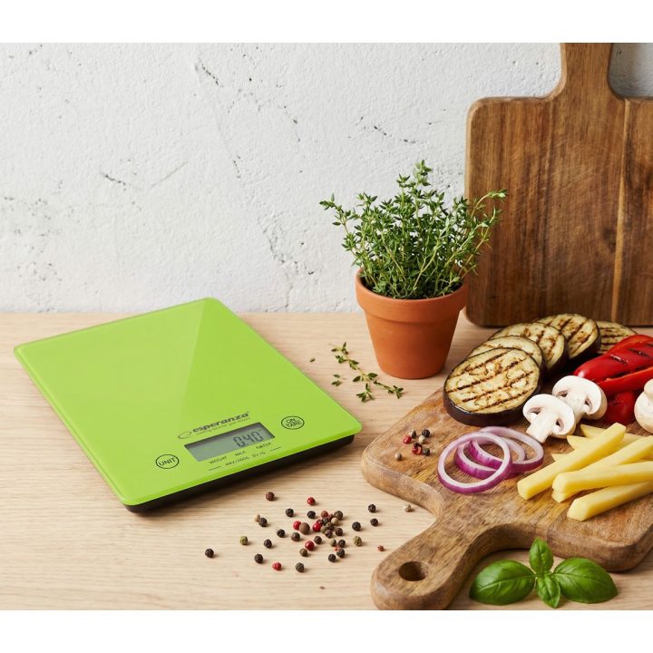 Esperanza EKS002G kitchen scale Electronic kitchen scale Green Yellow Countertop Rectangle