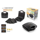 Esperanza EKT006K sandwich maker 700 W Black