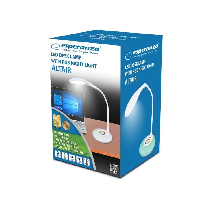 Esperanza ELD102 table lamp Non-changeable bulb(s) 3 W LED White