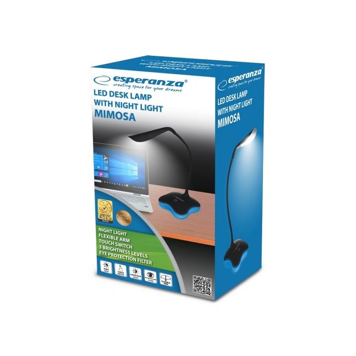 Esperanza ELD105K table lamp 3 W LED Black