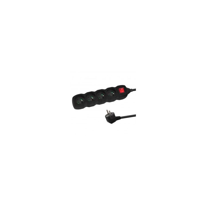 Esperanza ELK213K power extension 3 m 4 AC outlet(s) Indoor Black