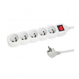 Esperanza ELK215W power extension 3 m 5 AC outlet(s) Indoor White