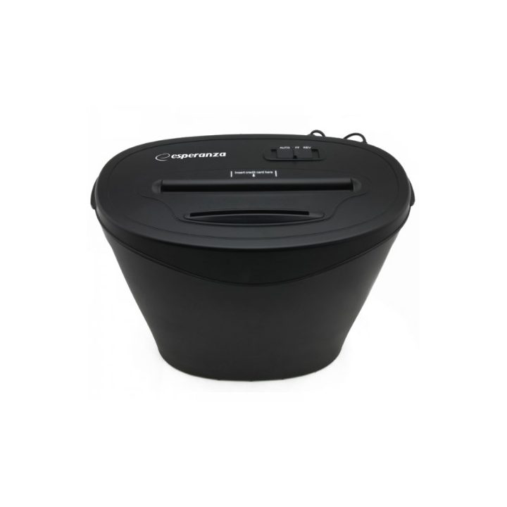 Esperanza EN103 paper shredder 22 cm Black