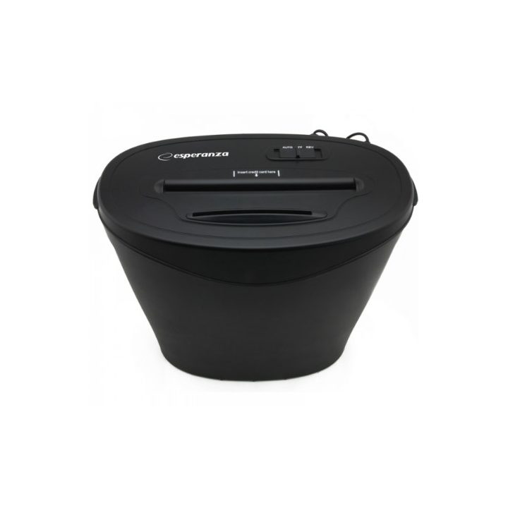 Esperanza EN103 paper shredder 22 cm Black