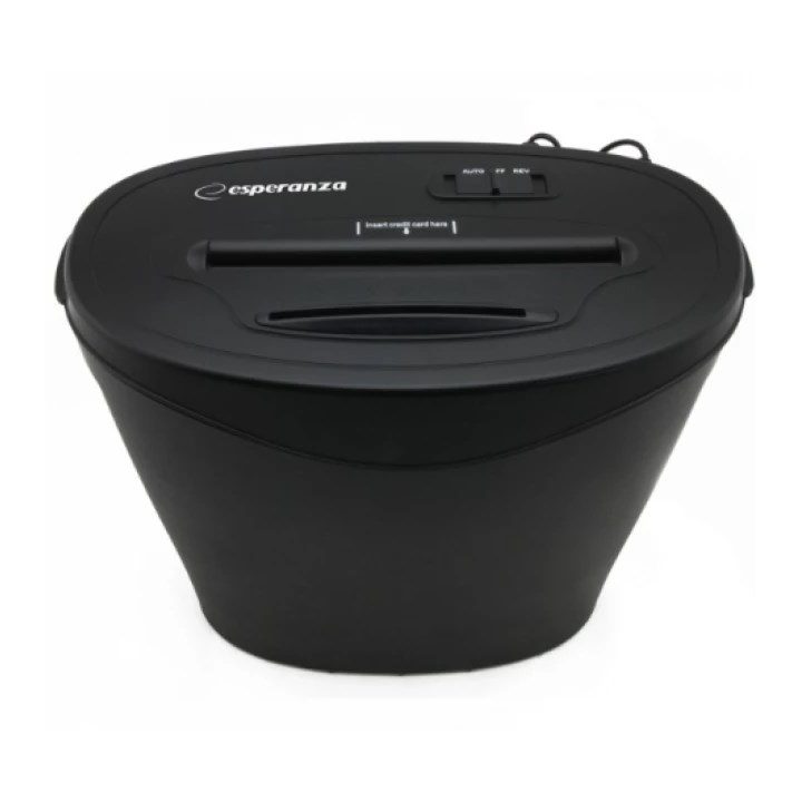 Esperanza EN103 paper shredder 22 cm Black