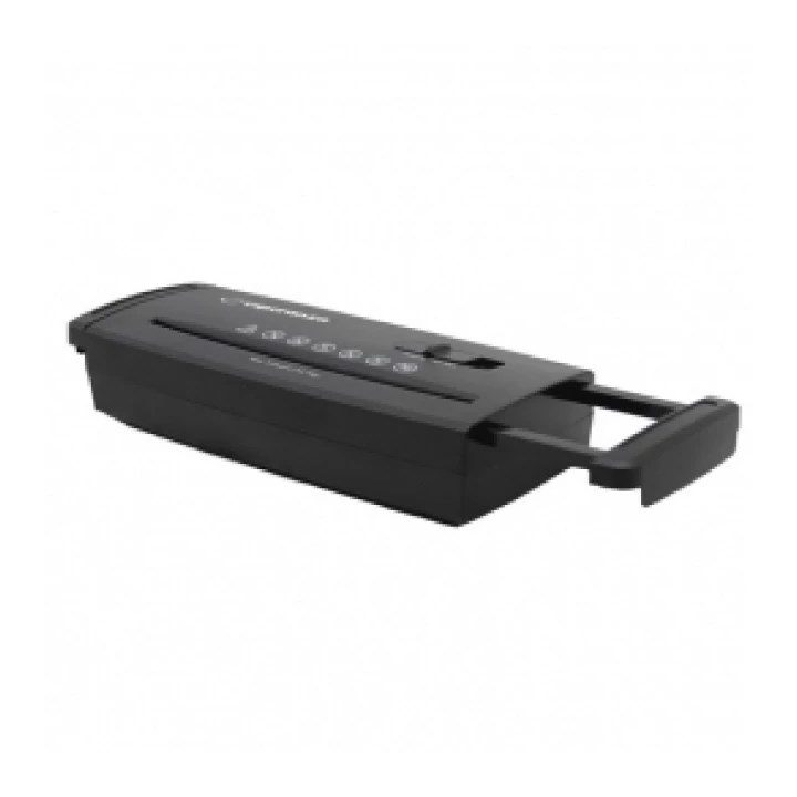 Esperanza EN104 paper shredder Strip shredding 22 cm Black