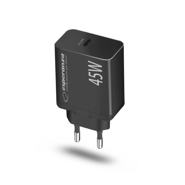 Esperanza EZC108K mains charger 45W Black