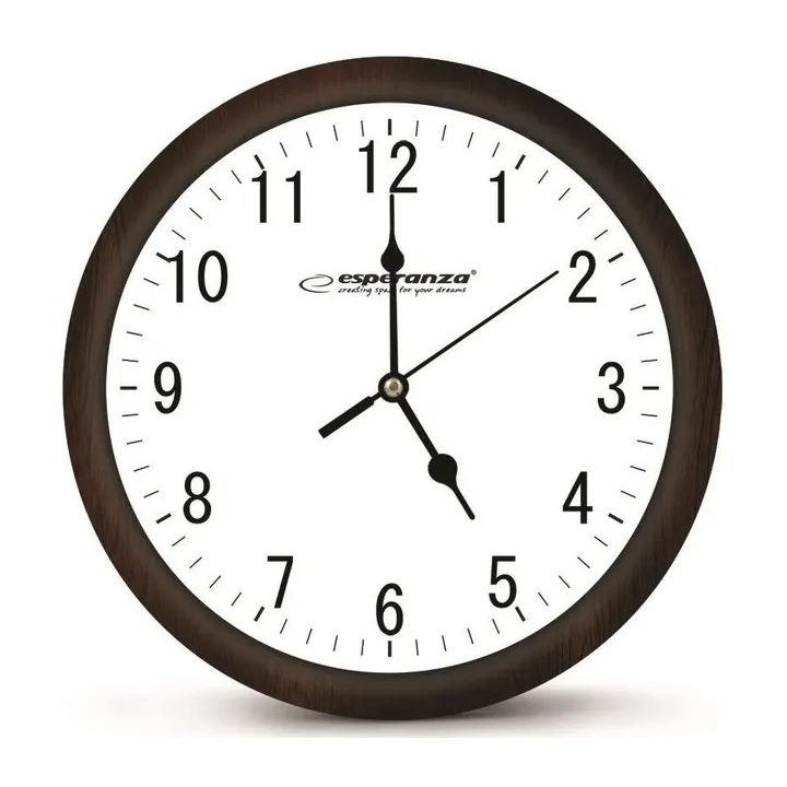 Esperanza Los Angeles Mechanical clock Round Black White