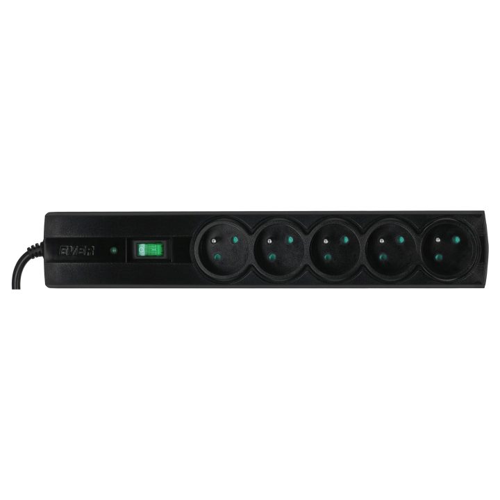 Ever CLASSIC 3m Black 5 AC outlet(s) 250 V