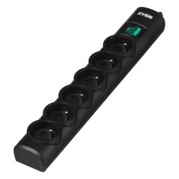 Ever Optima 3m Black 6 AC outlet(s) 250 V