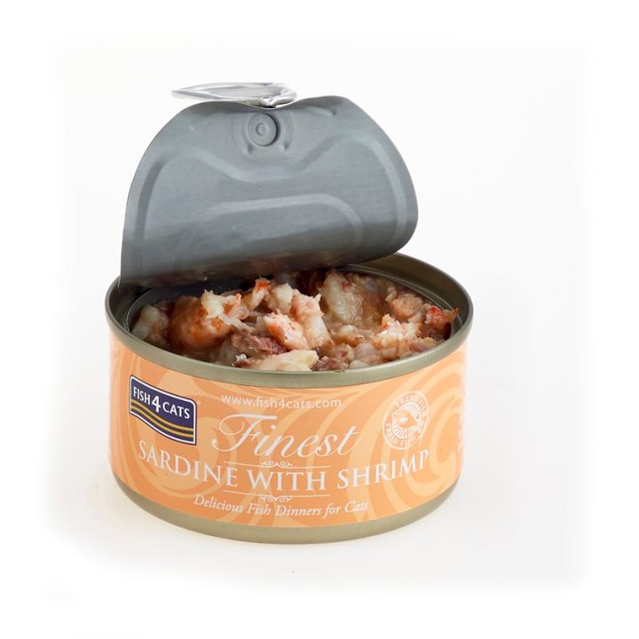 FISH4CATS Sardine with shrimp - wet cat food - 70g